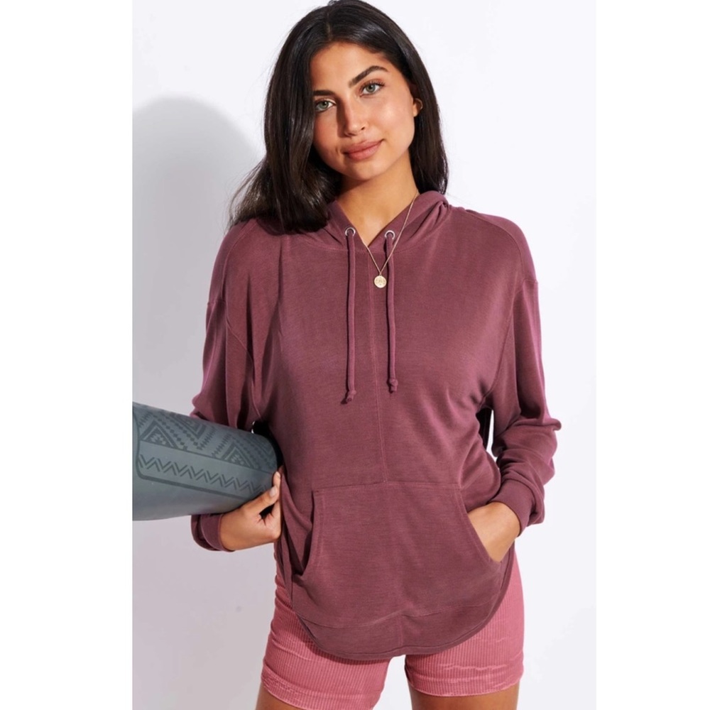 Free People Mauve Hoodie